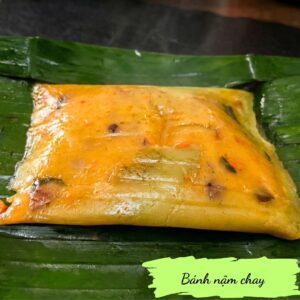 Vegan rice flour cake (2 pcs) - Bánh nậm chay