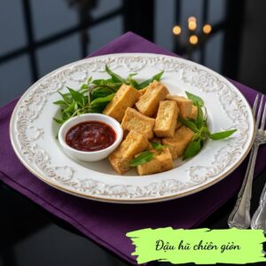 Fried tofu - Đậu hũ chiên