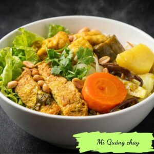 Vegan Quang noodle - Mì Quảng chay