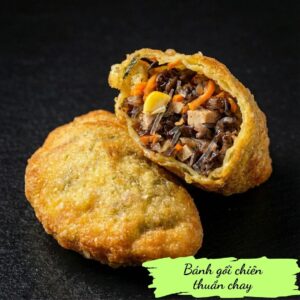 Vegan pillow cake mini - Bánh gối chiên mini