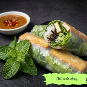 Vegan summer rolls (3pcs) - Gỏi cuốn chay