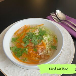 Nappa cabbage soup - Canh cải thảo