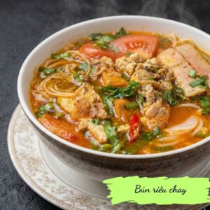 Tomato noodle soup - Bún riêu chay