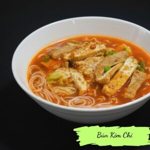 Kimchi noodle soup (spicy) - Bún Kim Chi chay