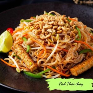 Vegan Pad Thai (spicy) - Pad Thái chay