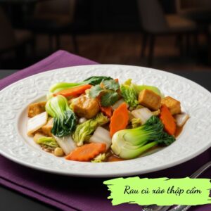 Stir-fried mixed veggies - Rau củ xào thập cẩm