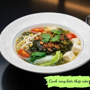 Seaweed & tofu soup - Canh đậu hũ rong biển