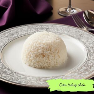 Small white rice - Cơm trắng chén