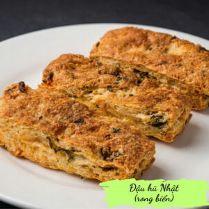 Fried Japanese tofu (seaweed) - Đậu hũ Nhật (rong biển)